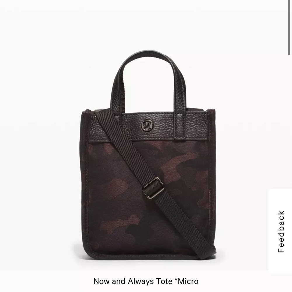 lululemon “now and always” micro tote